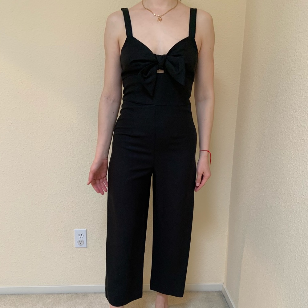 🖤 BNWT Intermix Leslie tie front jumpsuit